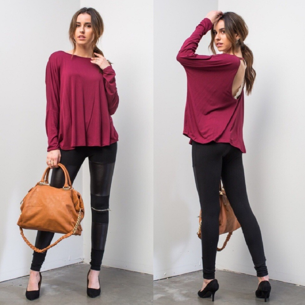 Maroon blouse - Picture 2 of 2
